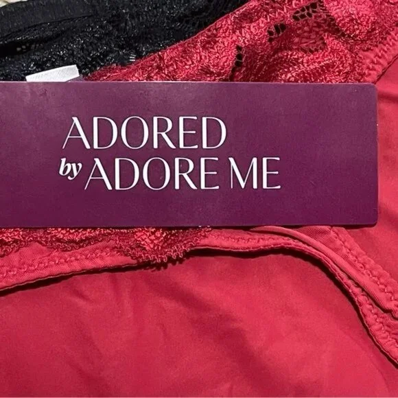 Adored by Adore Me Women’s Layla Thong Underwear, 2-Pack Size 3X | New - Picture 9 of 9